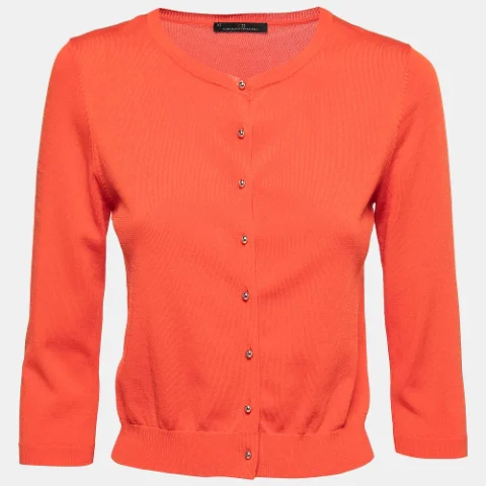 Carolina Herrera Pre-owned Knit tops Orange Dames