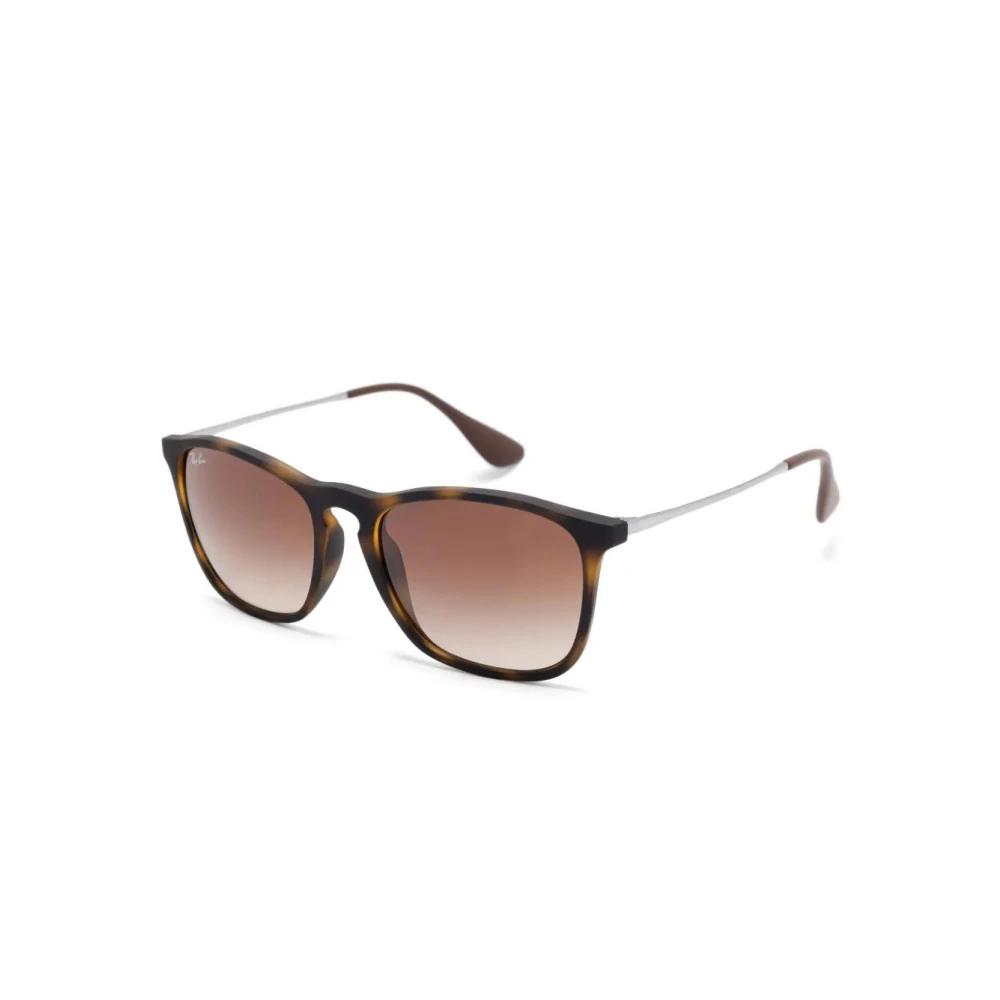 Ray-Ban Chris Sunglasses Rubber Havana RB4187 856/13 - Image 6