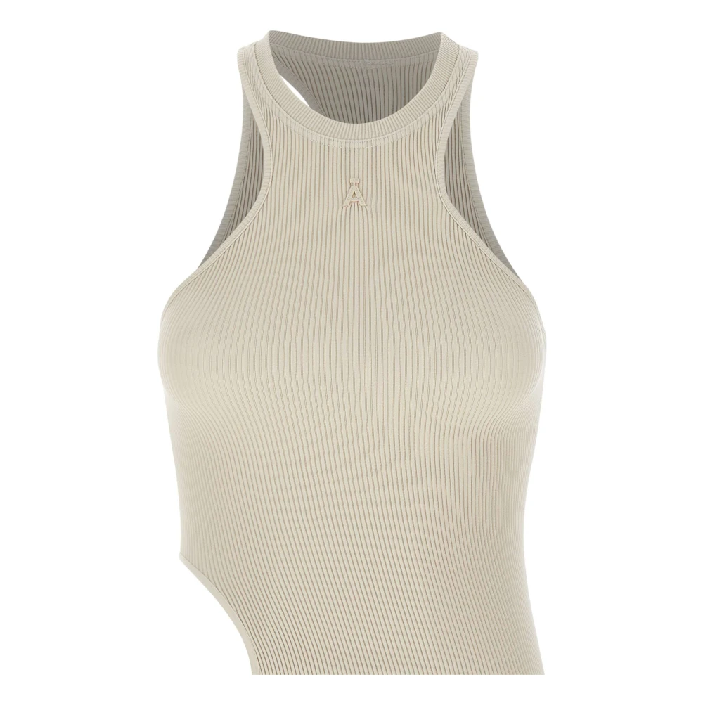 Andrea Adamo Room Halternek Jersey Top White Dames
