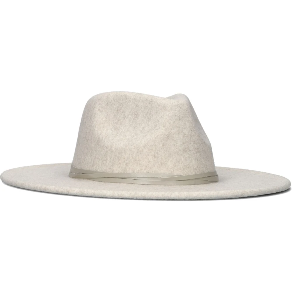 Notre-v Elegante Vanity Hoed voor Vrouwen Beige Dames