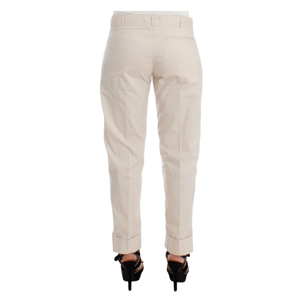 Ermanno Scervino Chique Beige Chino Broek Elegance Herdefiniren Beige Dames