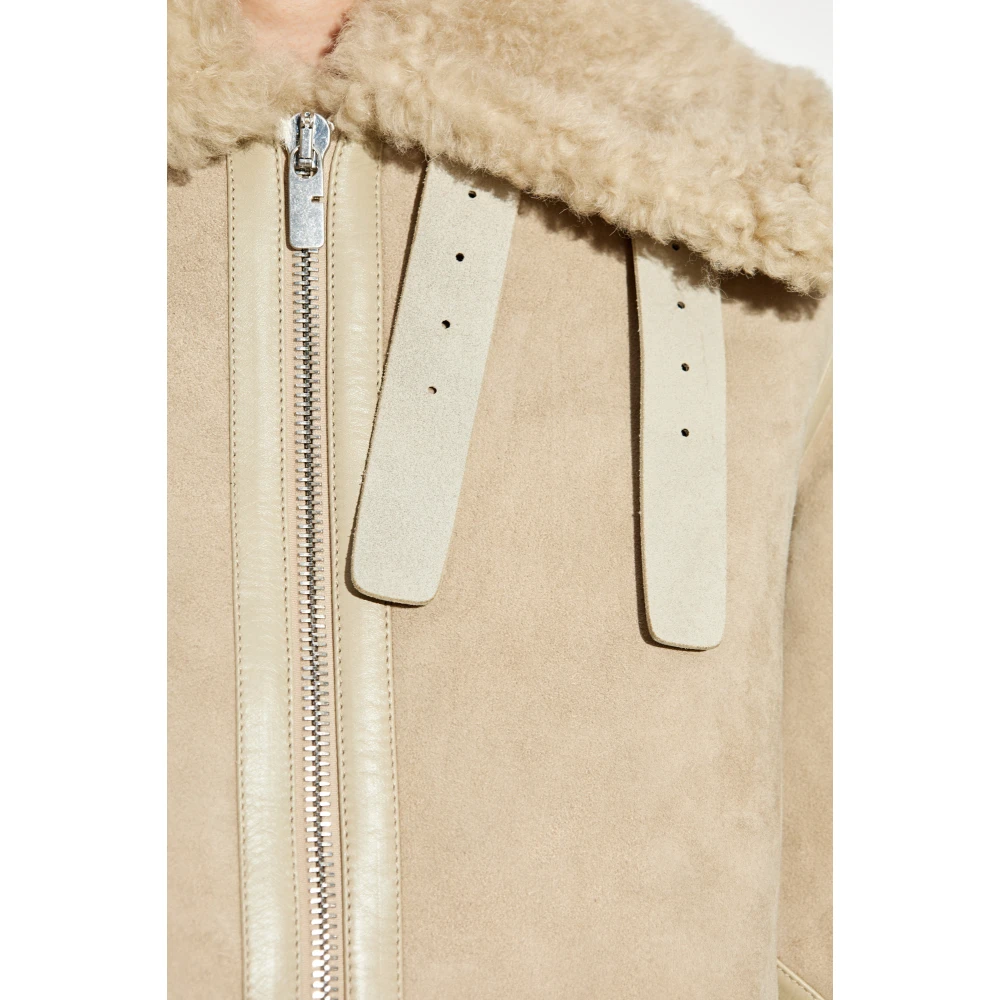 Burberry Schapenvacht Jas Beige Dames