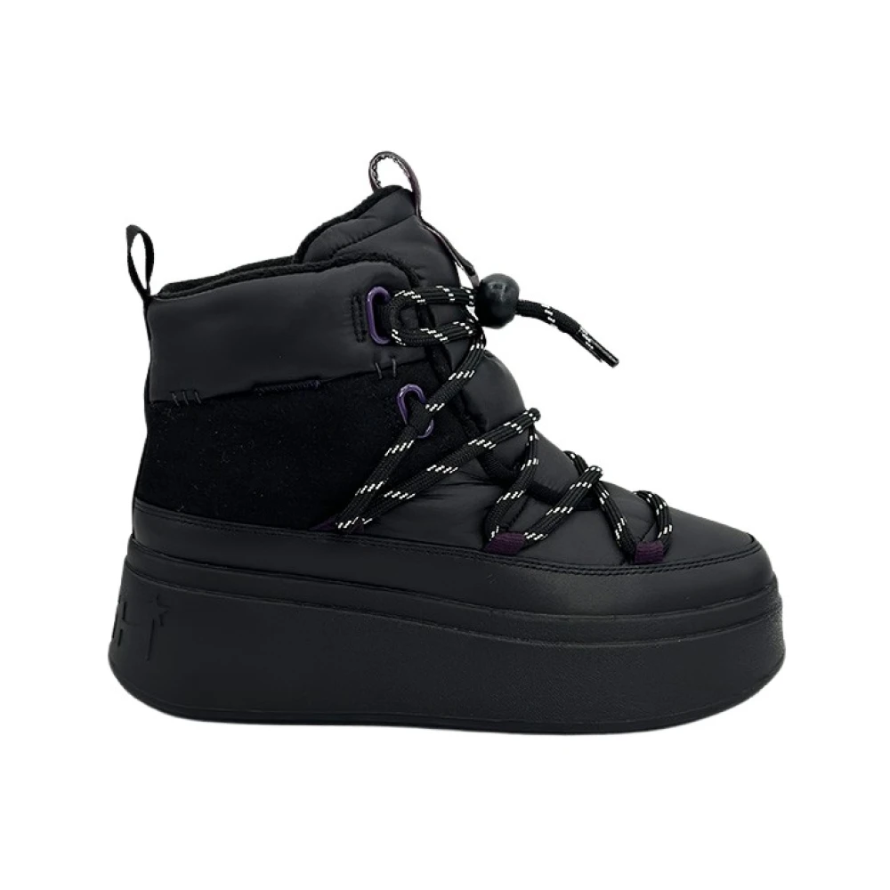 ASH Gewatteerde Boot Dames Schoenen Zwart