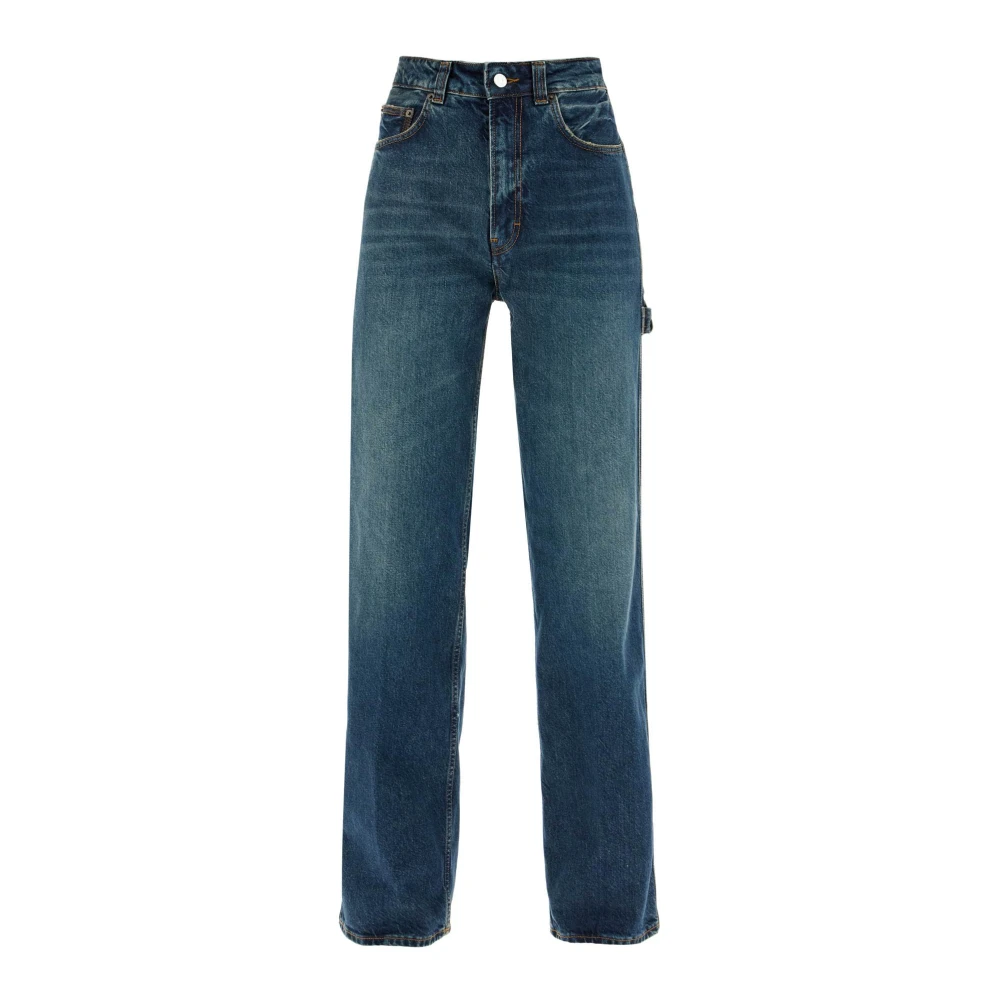Haikure Winona Straight Leg Jeans Blue Dames
