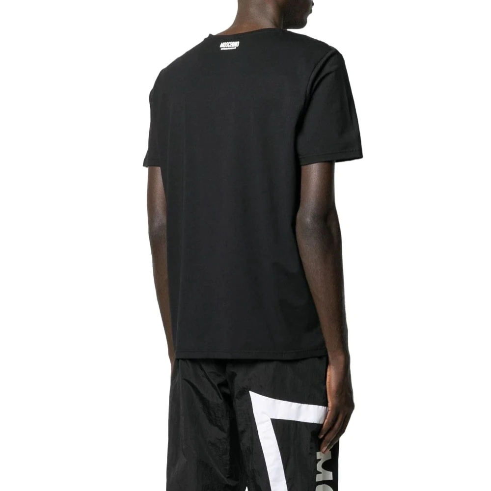 Moschino Korte Mouw T-shirt Black Heren