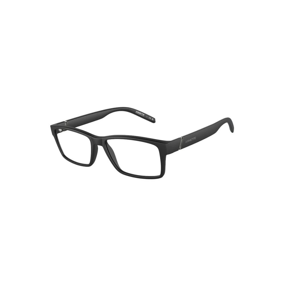 Arnette Unisex Black Glasses, 54 Mm, Leonardo An7179 01 Frame