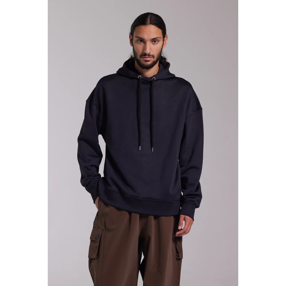 Stutterheim Zachte Fleece Hoodie Black Heren