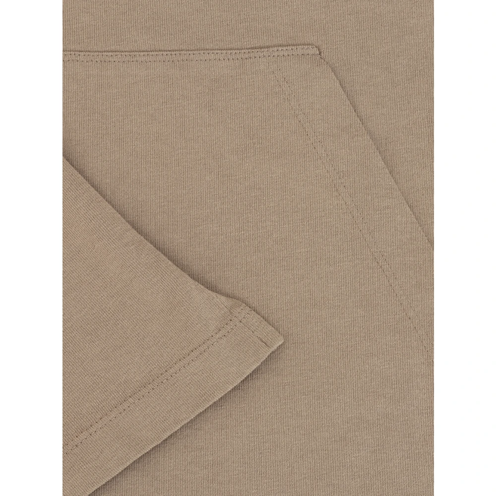 Dsquared2 Lange Mouw Logo T-Shirt Beige Heren
