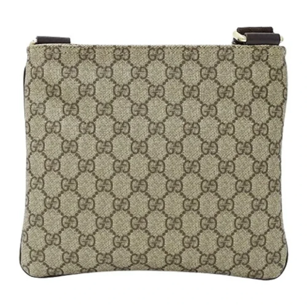 Gucci Vintage Pre-owned Fabric gucci-bags Beige Dames