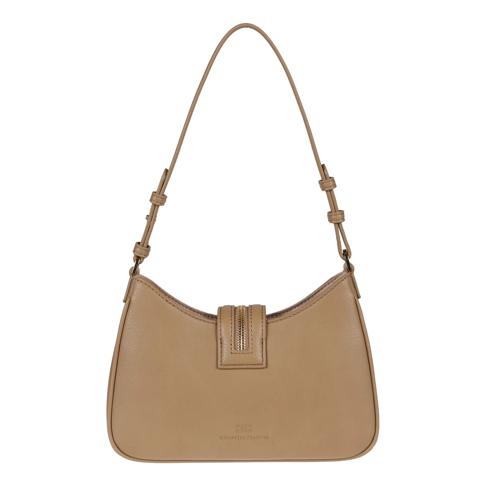 Elisabetta Franchi Stijlvolle Hobo Tas voor Vrouwen Brown Dames