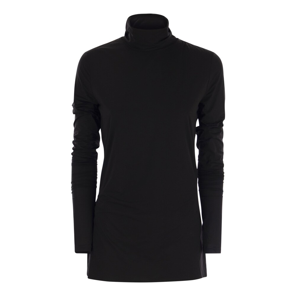 Stretch Turtleneck T Shirt met Lange Mouwen Sportmax Dames