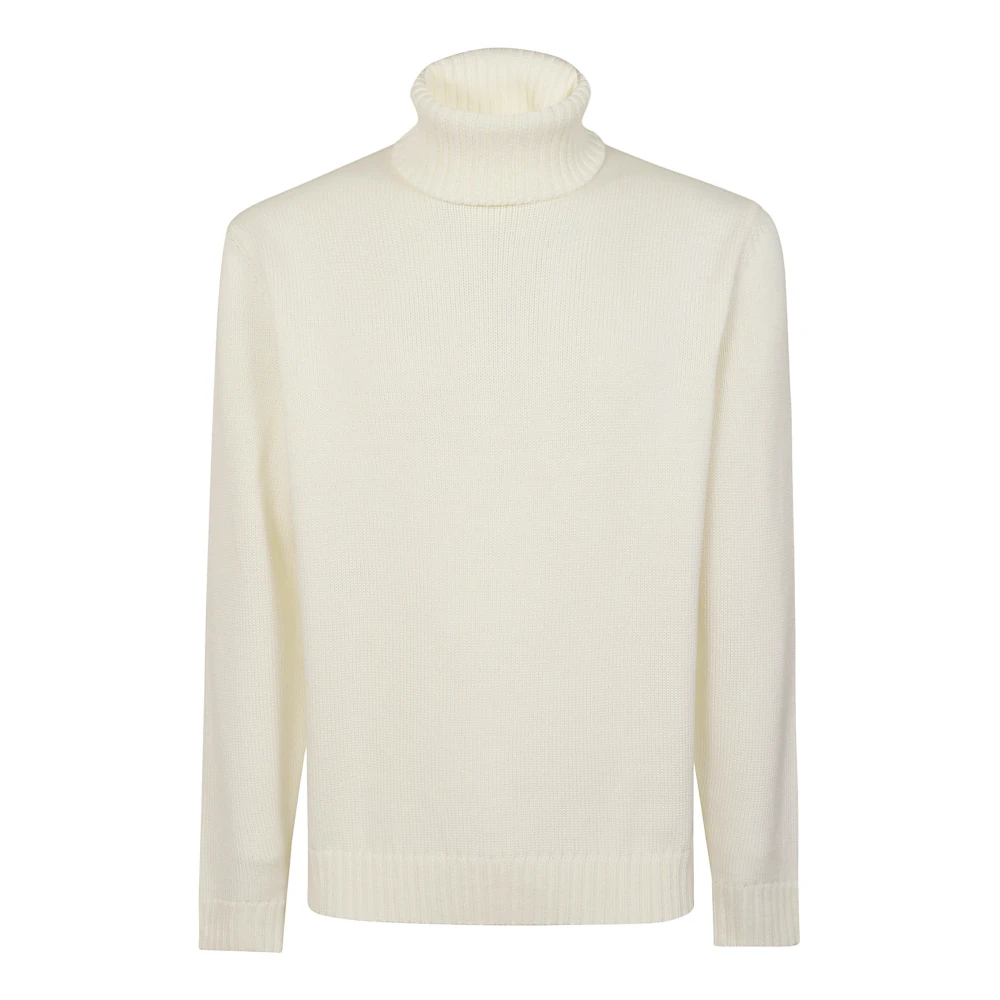 Zanone Hoge hals wollen trui in room White Heren