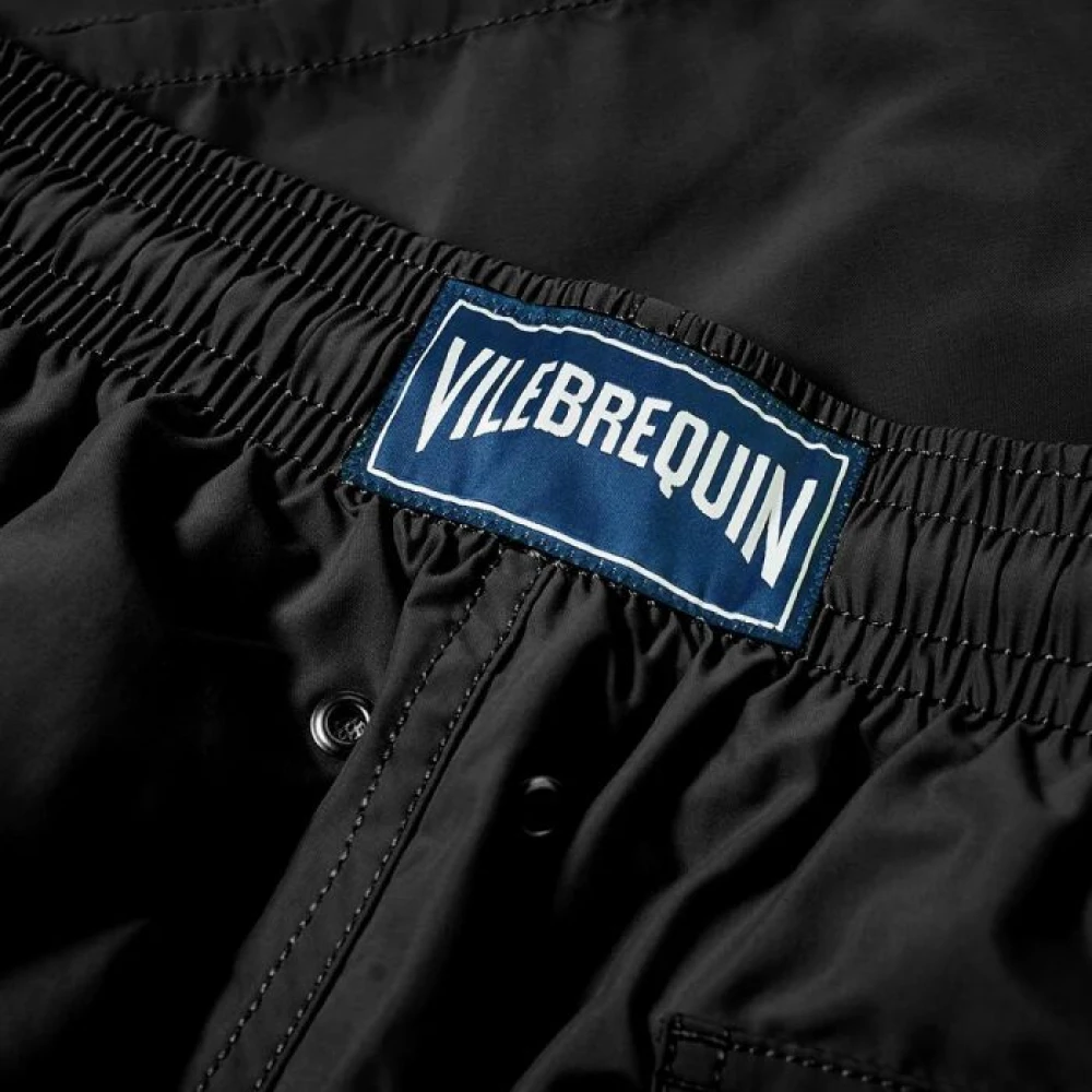 Vilebrequin Klassieke effen zwembroek Black Heren