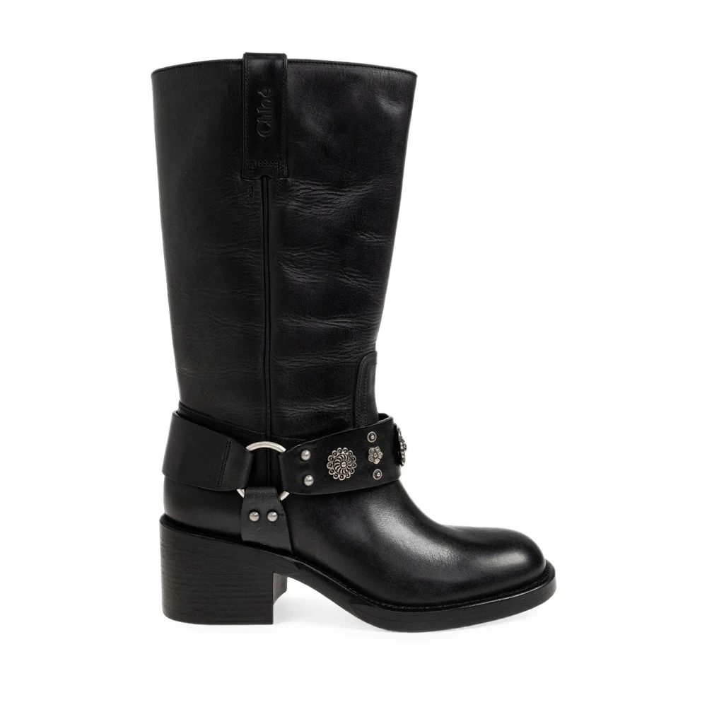 Chloé Donna Nero Stivali "Dakota" - Immagine 2