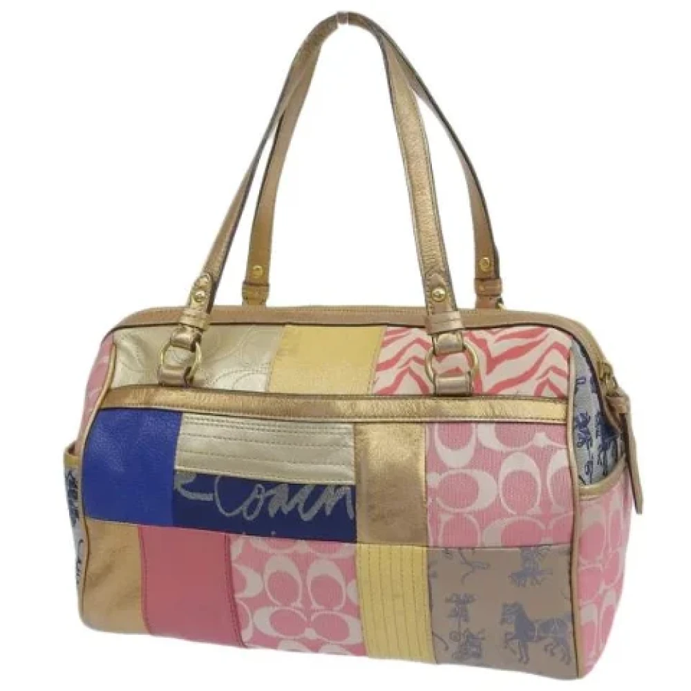 Coach Pre-owned Canvas handbags Multicolor Dames