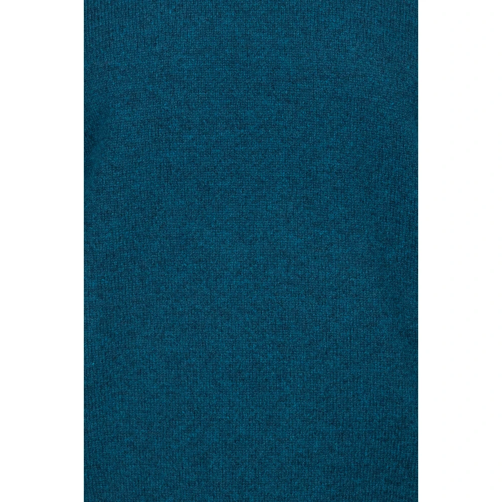 Gran Sasso Blauwe Sweater Paricollo ML Blue Heren