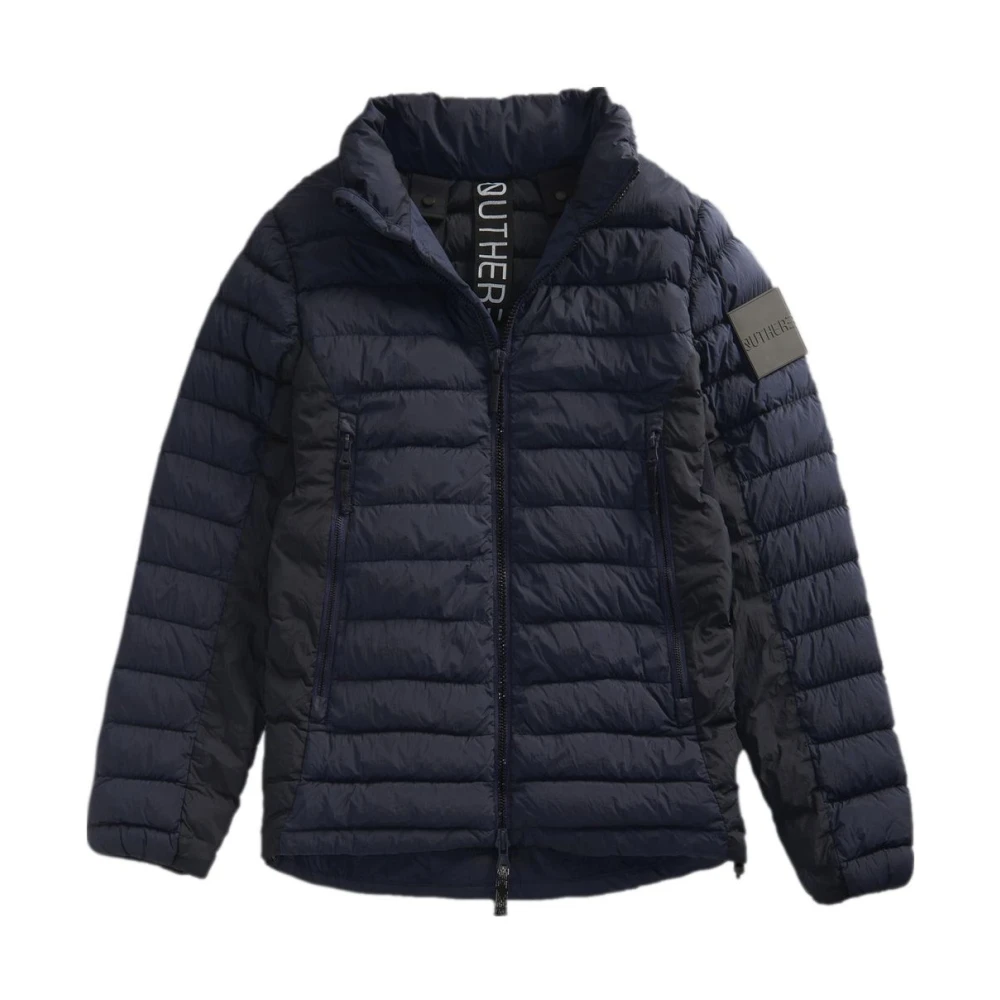 Outhere Men's Blue Winter Jackets, Xl, Ultralight Dyed Feather Jacket