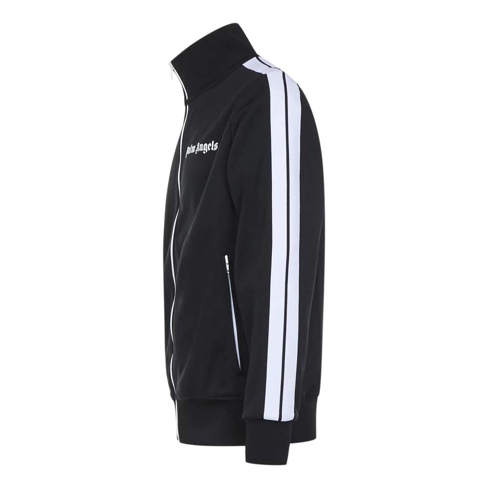 Palm Angels Borst Logo-Print Track Jacket Black Heren