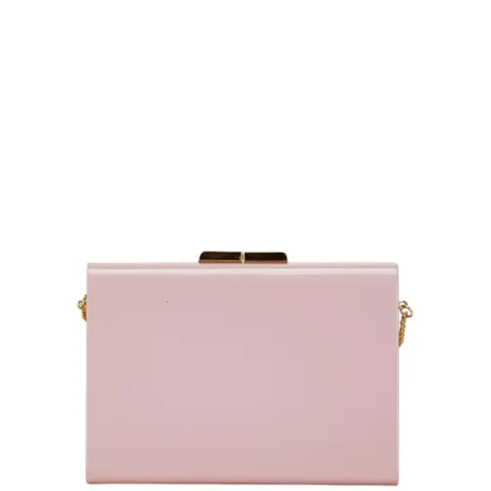 Salvatore Ferragamo Pre-owned Plastic shoulder-bags Pink Dames