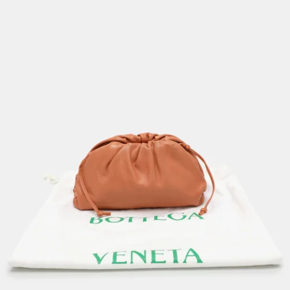 Bottega Veneta Vintage Pre-owned Leather pouches Brown Dames