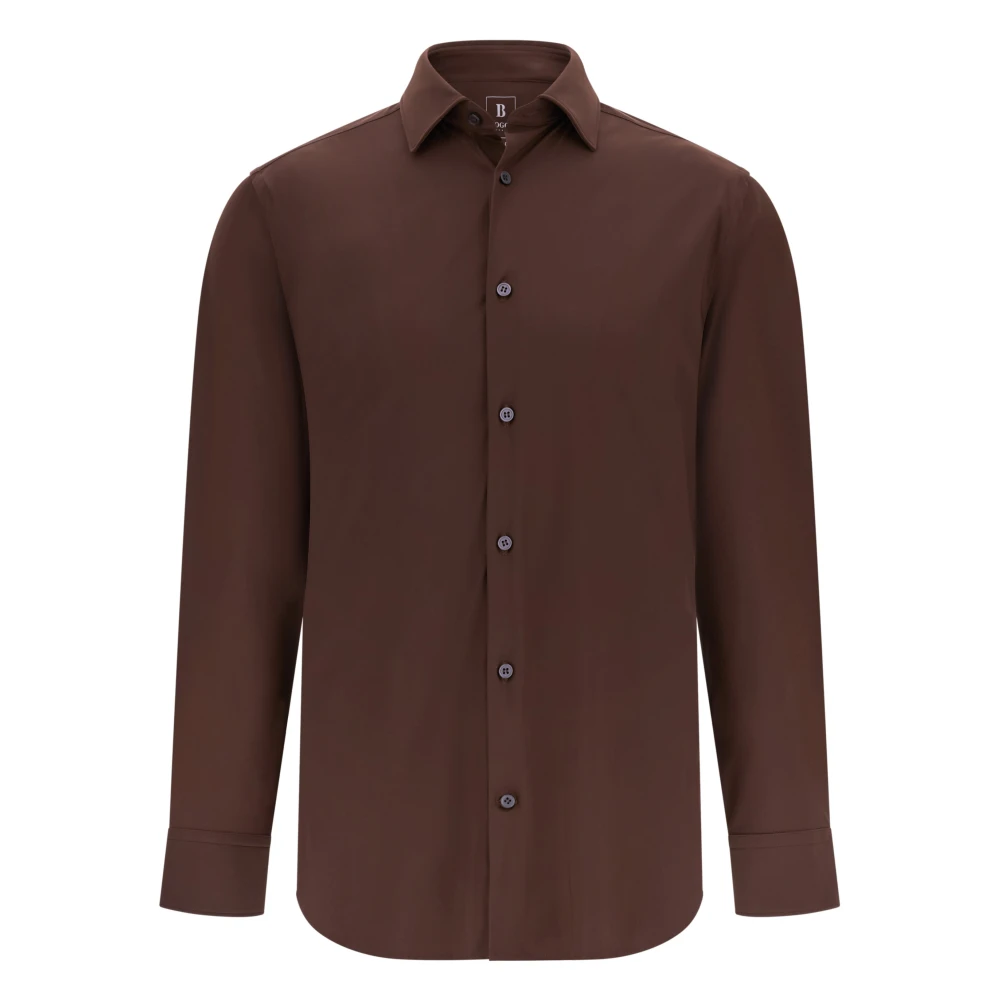 Boggi Milano Herren Braun Shirts, Mgröße: