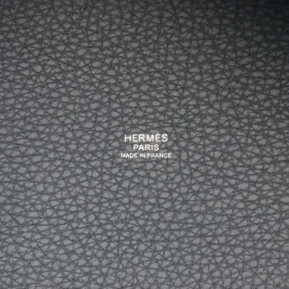 Hermès Vintage Pre-owned Leather shoulder-bags Gray Dames
