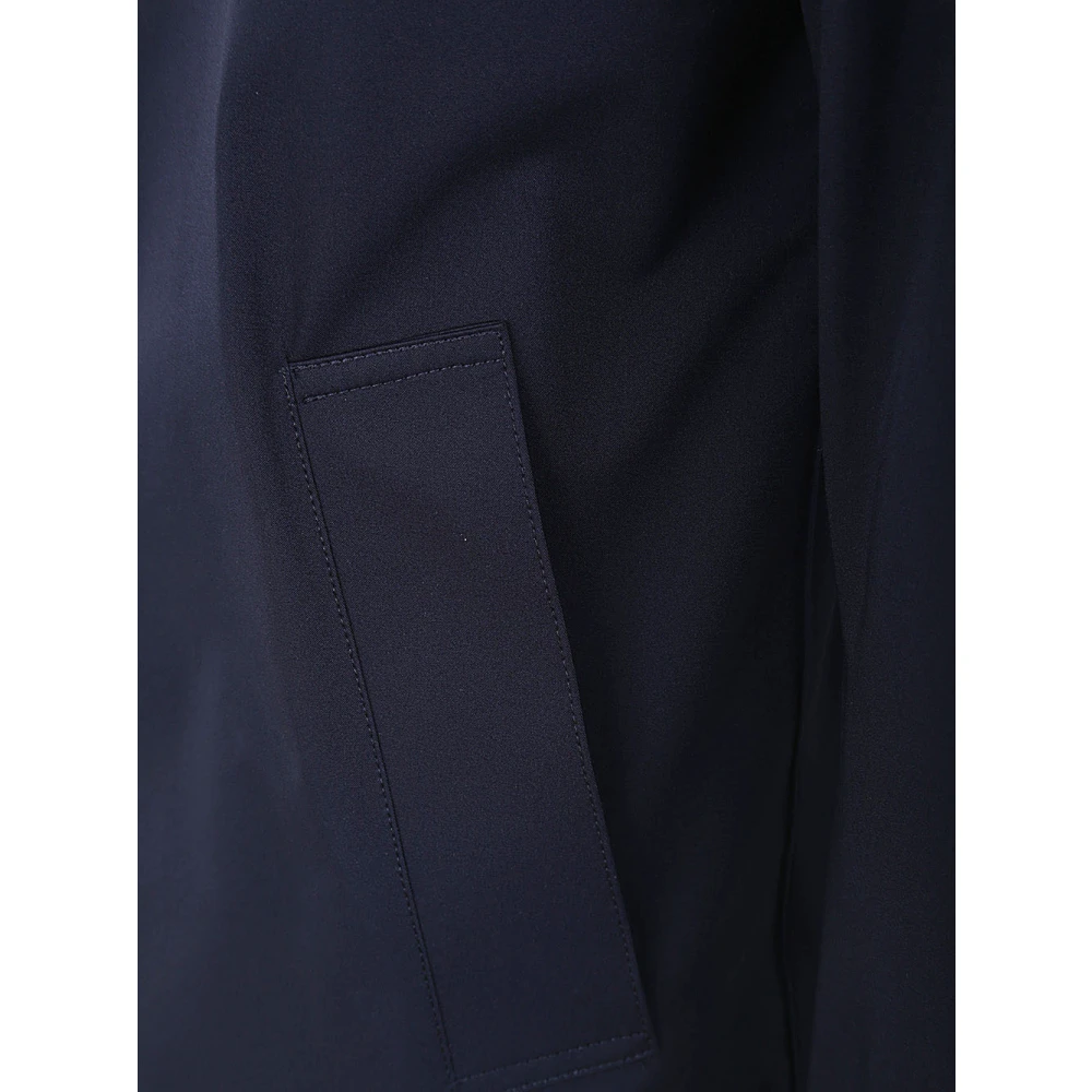 Kired Blauwe Trenchcoat Blue Heren