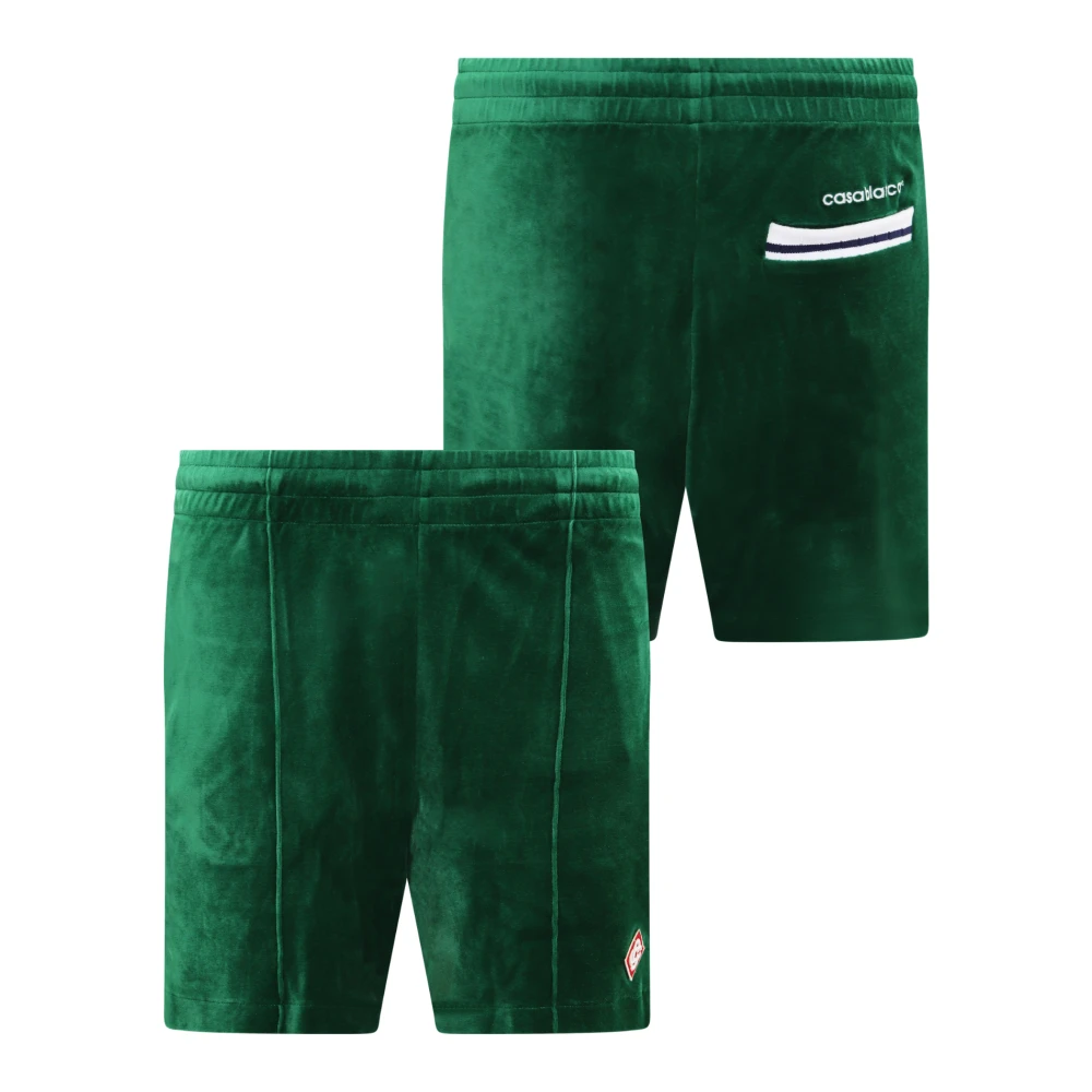 Casablanca Velours Shorts voor heren Green Heren