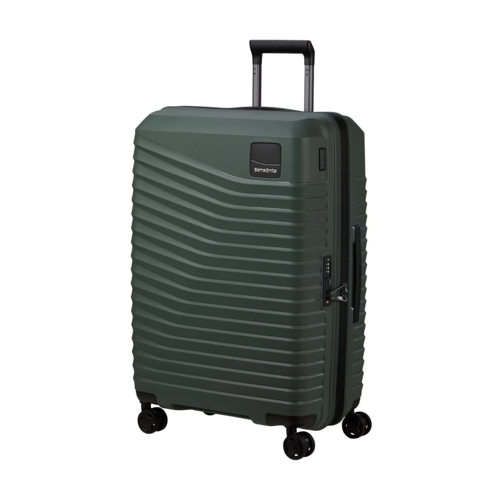 Samsonite Uitbreidbare Intuo Trolley Lichtgewicht en Krasbestendig Green Unisex