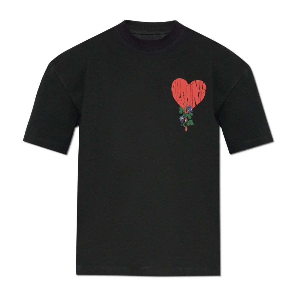 AllSaints Oversized 'Sown' T-shirt Black Heren