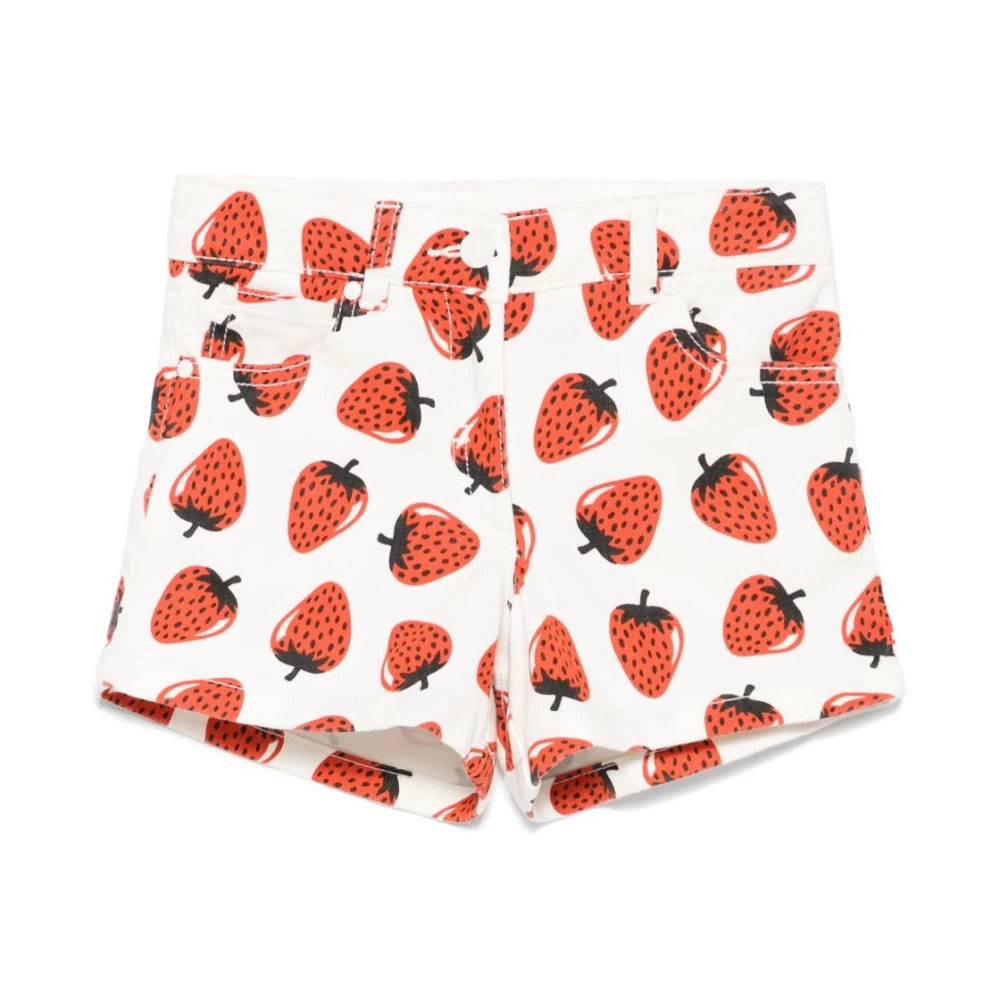 Stella Mccartney Girls Multicolor Shorts, 8 Y, Multicolour Shorts With Classic Five Pockets