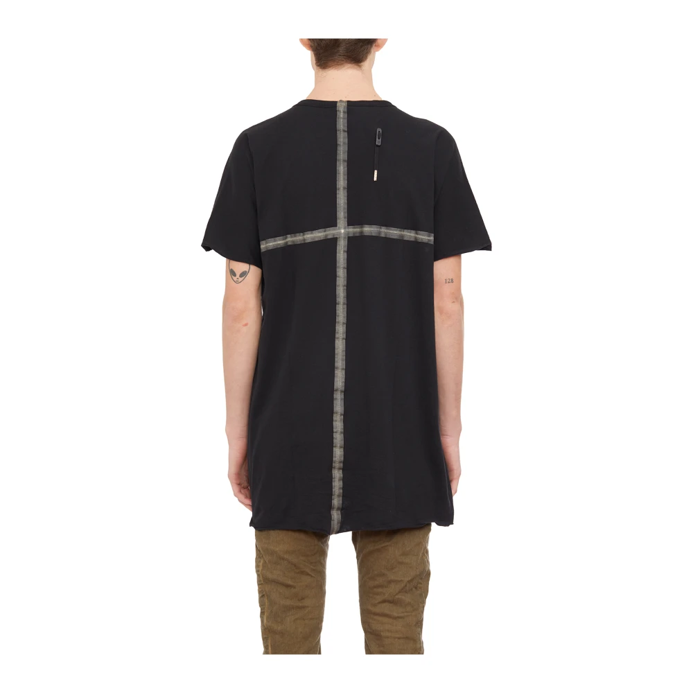 Boris Bidjan Saberi Katoenen T-Shirt Black Heren
