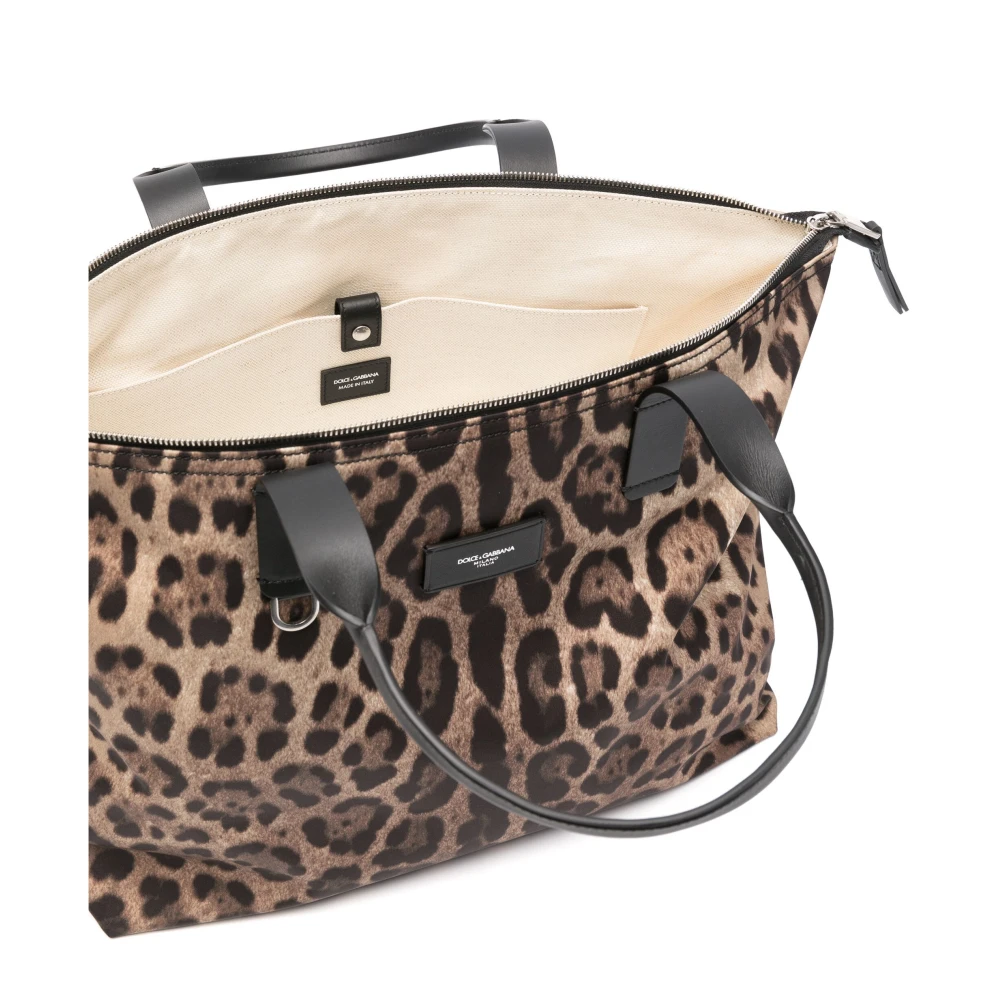 Dolce & Gabbana Bruine tassen met ritssluiting Brown Heren