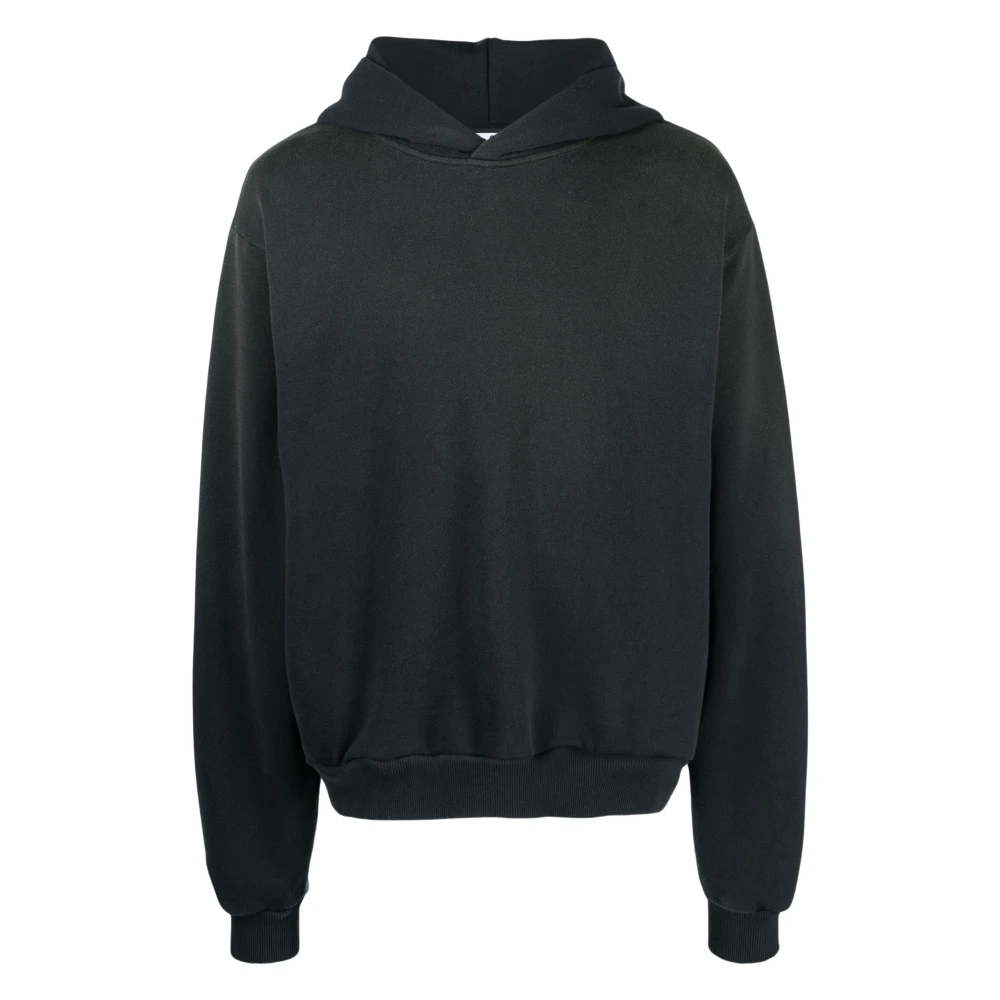 Acne Studios Zwarte Logo Hoodie Black Heren