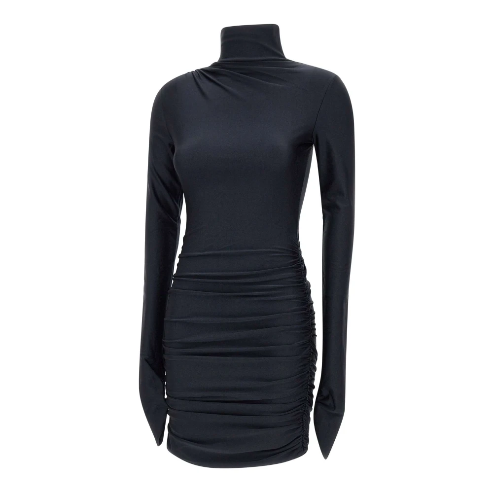 Andamane Zwarte Oleandra Mini Jurk Black Dames