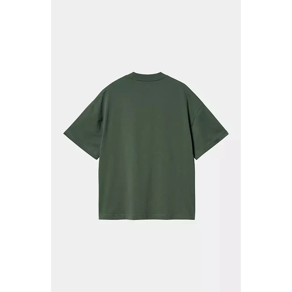 Carhartt WIP Signature Script T-Shirt Dusty Rose Green Heren