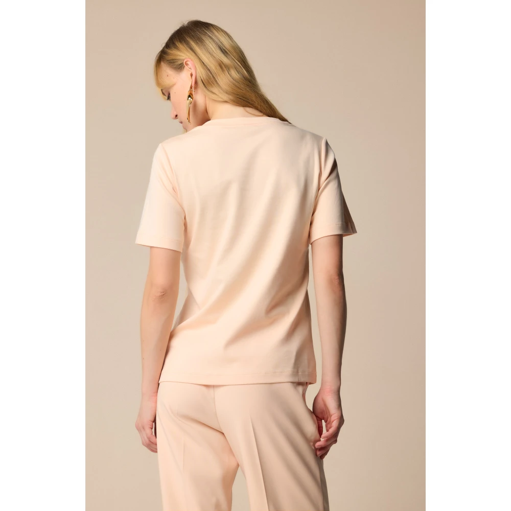 Kocca Stijlvolle T-shirts voor mannen en vrouwen Orange Dames