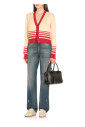 cardigan-beige-en-coton-a-col-en-v