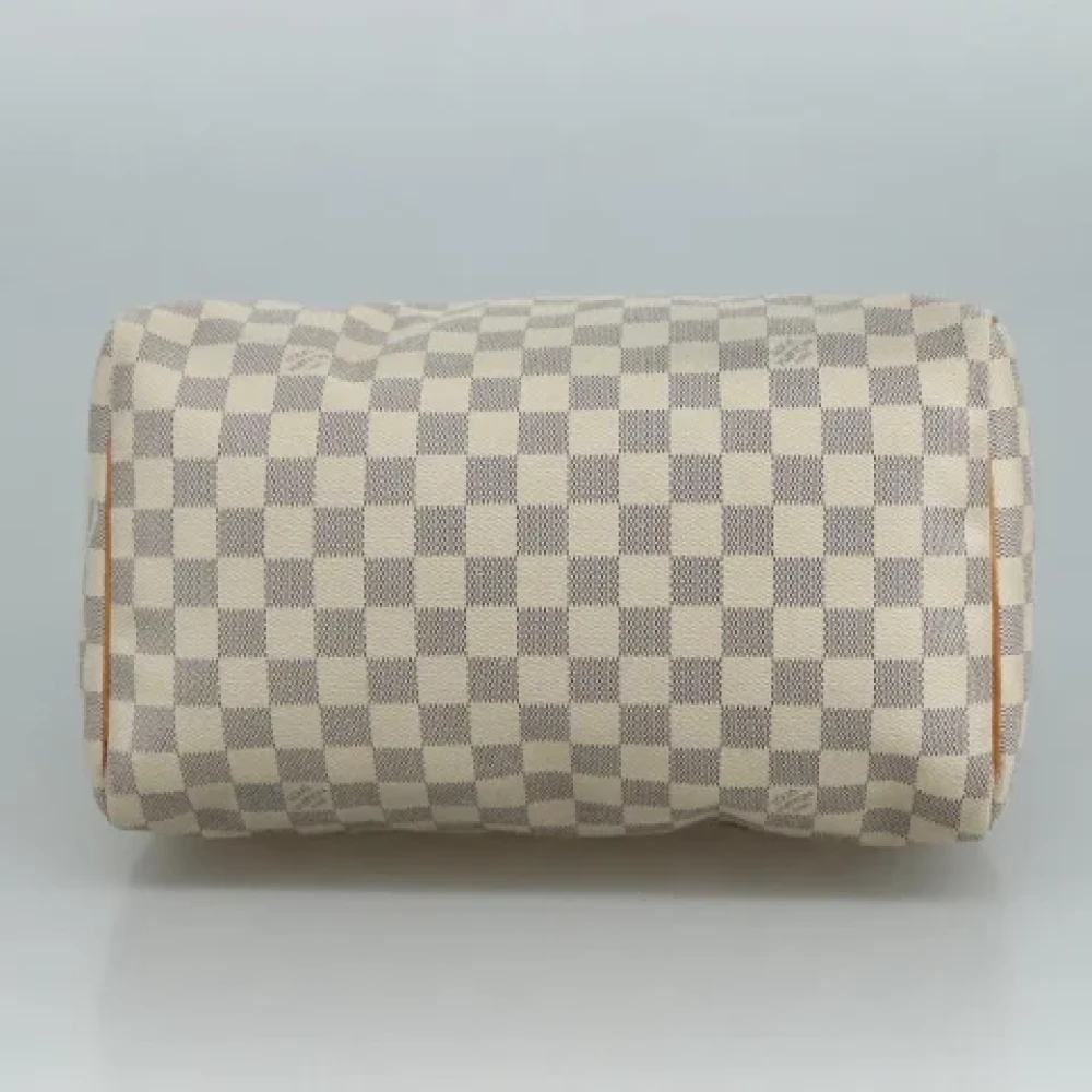 Louis Vuitton Vintage Pre-owned Canvas handbags White Dames