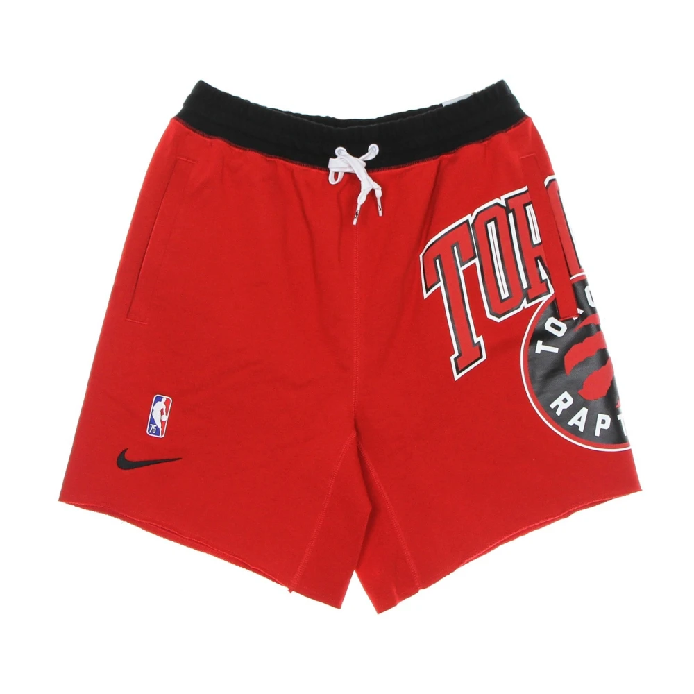 Nike NBA Courtside Fleece Shorts Red Heren