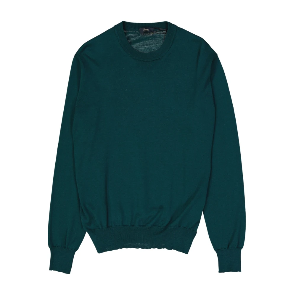 Herno Herren Grün Wollpullover