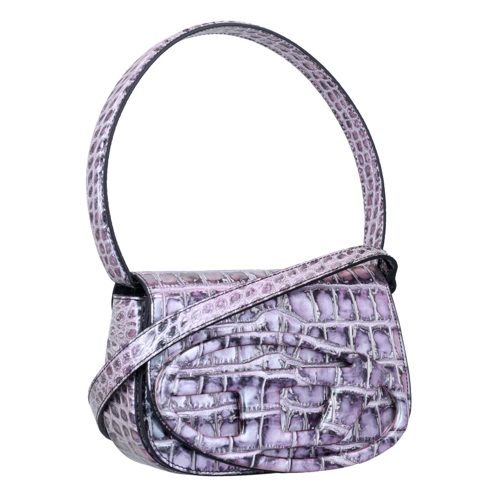 Diesel Iridescent Blue Handtas Blue Dames