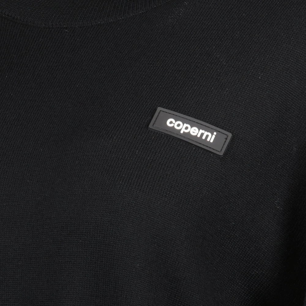 Coperni Logo Gebreide Trui Black Dames