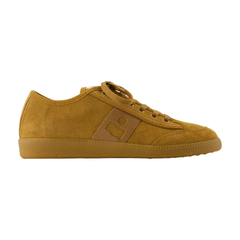 Isabel Marant Women's Beige Khaki Leather Sneakers - Smooth Calfskin