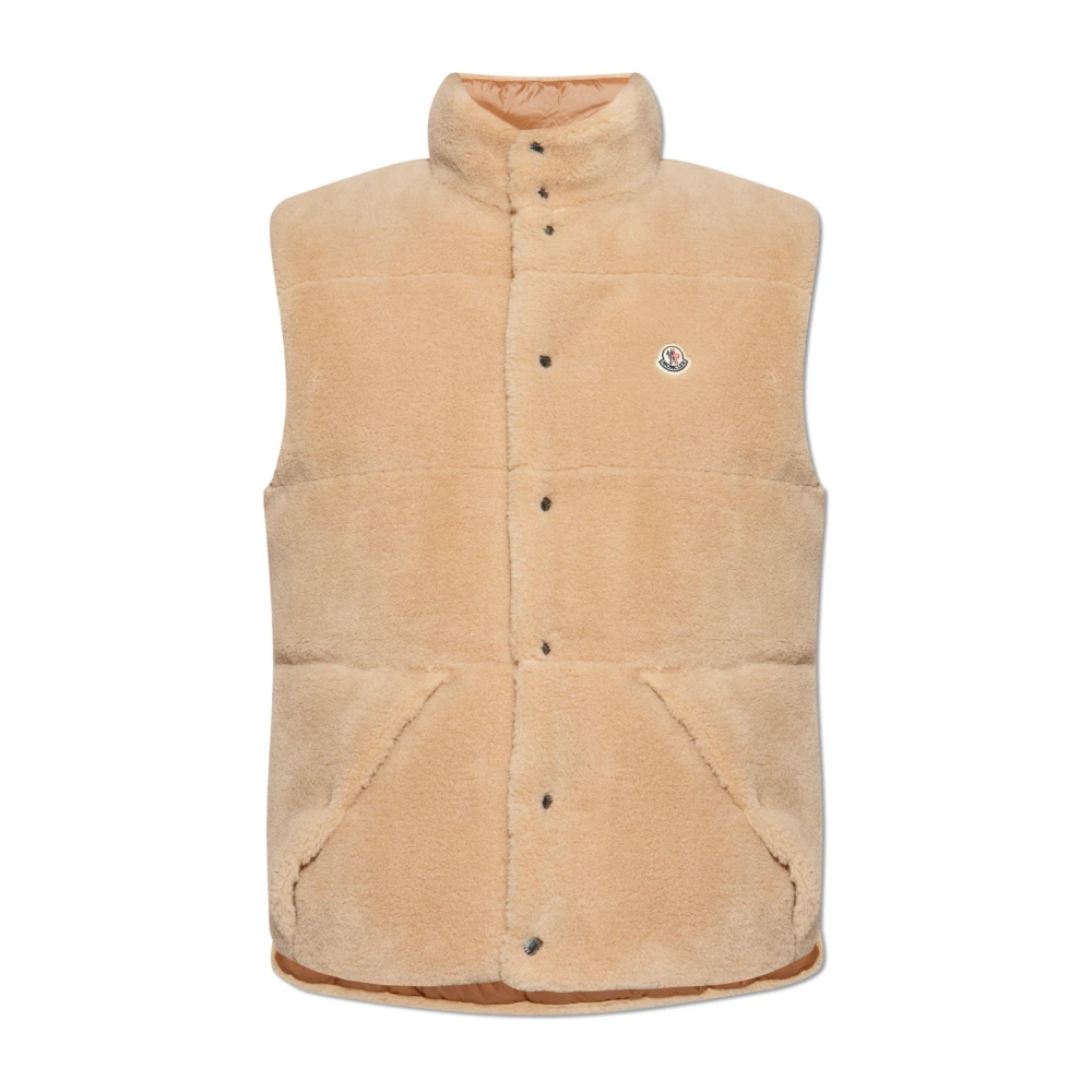 Moncler Vändbar dunväst Colbricon Beige, Herr