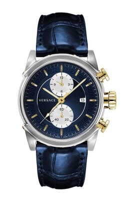 chronographe-montre-en-cuir-boitier-en-acier-inoxydable