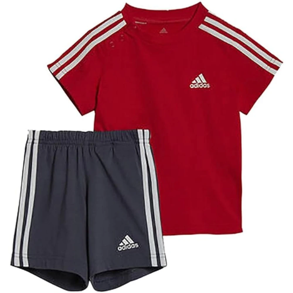 Adidas Sportigt Barnset Mjukt Tyg Framlogo Multicolor, Unisex