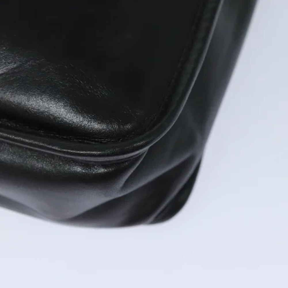 Loewe Pre-owned Leather crossbody-bags Black Dames