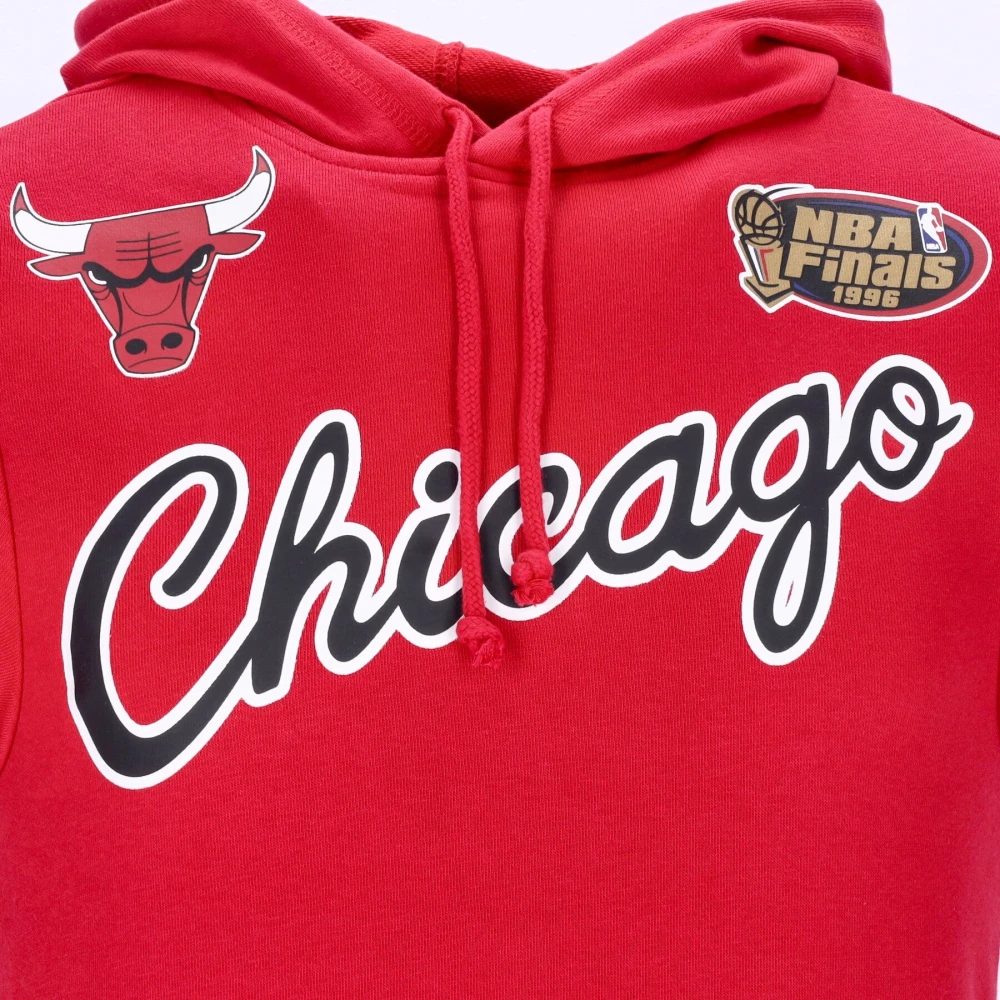 Mitchell & Ness Chicago Bulls NBA Game Day Hoodie Red Heren