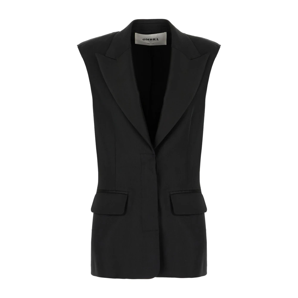 Ombra Milano Stijlvolle Jassen en Vesten Collectie Black Dames
